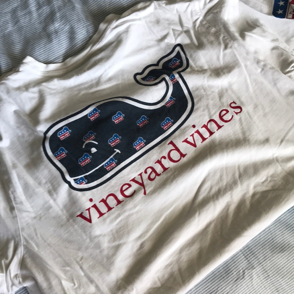 Vineyard Vines Republican logo tee